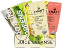 SMART Pressed Juice 1-Day Organic Juice Cleanse | Healthy Detox Program | Vegan Vanilla Protein, Green Juice, Beets Juice & Pineapple Chia Cleanse | High Fiber & Vegan