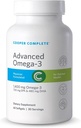 Cooper Complete - Advanced Omega 3 - Fish Oil Supplement, Concentrated EPA + DHA Omega-3 Fatty Acids 1400 mg - 30 Day Supply