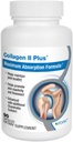 Roex Vitamins | Collagen II Plus | Vegetable Capsules | Organic | Joint Health | Anti-Aging | 90 Count