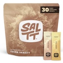 SALTT Electrolytes Powder Packets, Cocoa Variety Pack (30 Packets) - Magnesium, Potassium, Sodium, Trace Minerals - Vegan, Sugar Free, Gluten Free - Travel Essentials - Made in USA