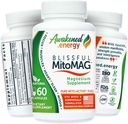 Blissful MitoMag – 300mg Elemental Magnesium Complex: Mg Glycinate, Mg BHB - Sleep Muscles Mood Energy Cognitive Focus Calm – All Natural, USA Made, No Additives – 60 Vegan Capsules Supplement
