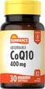 Sundance CoQ10 | 400mg | 30 Softgels | with Black Pepper Extract | Non-GMO and Gluten Free Supplement