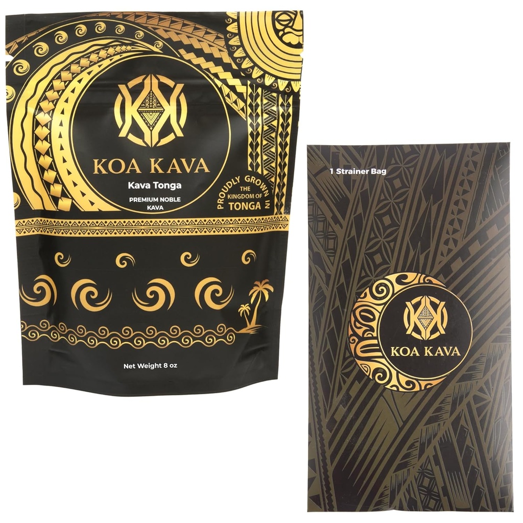 8 oz. Kava Tonga with Strainer