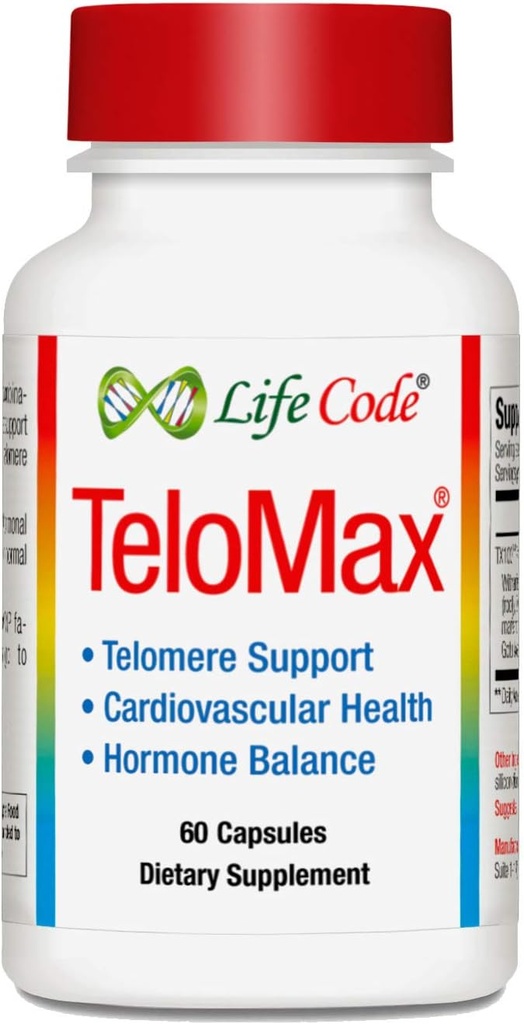 Life Code TeloMax - Telomere Supplement Promotes Healthy Cellular Function
