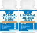 1200MG Liposomal Luteolin Supplement - Maximum Absorption, Antioxidant Boost for The Brain 120 Capsules