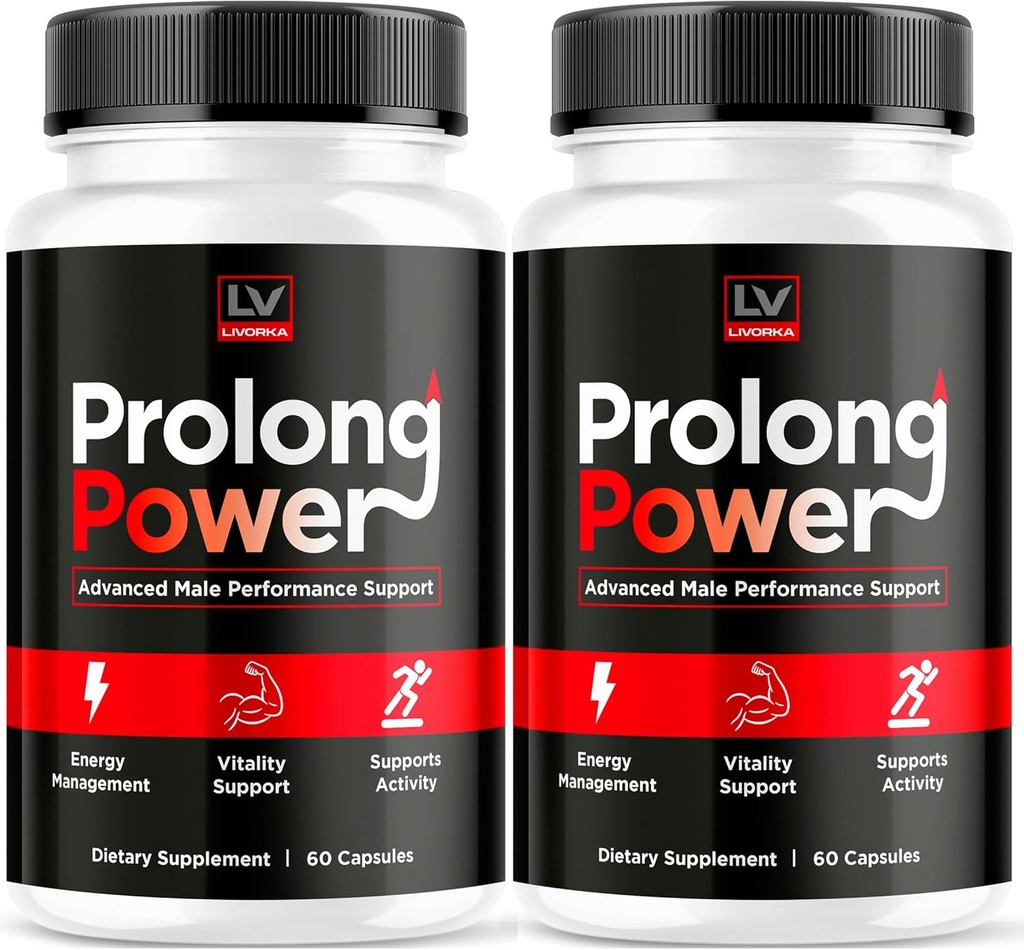 (2 Pack) Prolong Power Pills for Men, Prolong Power, Prolong Power Capsules, Prolong Power Supplement, ProlongPower Capsules for Men, Prolong Power Original Pills Review, 120 Pills for 2 Months