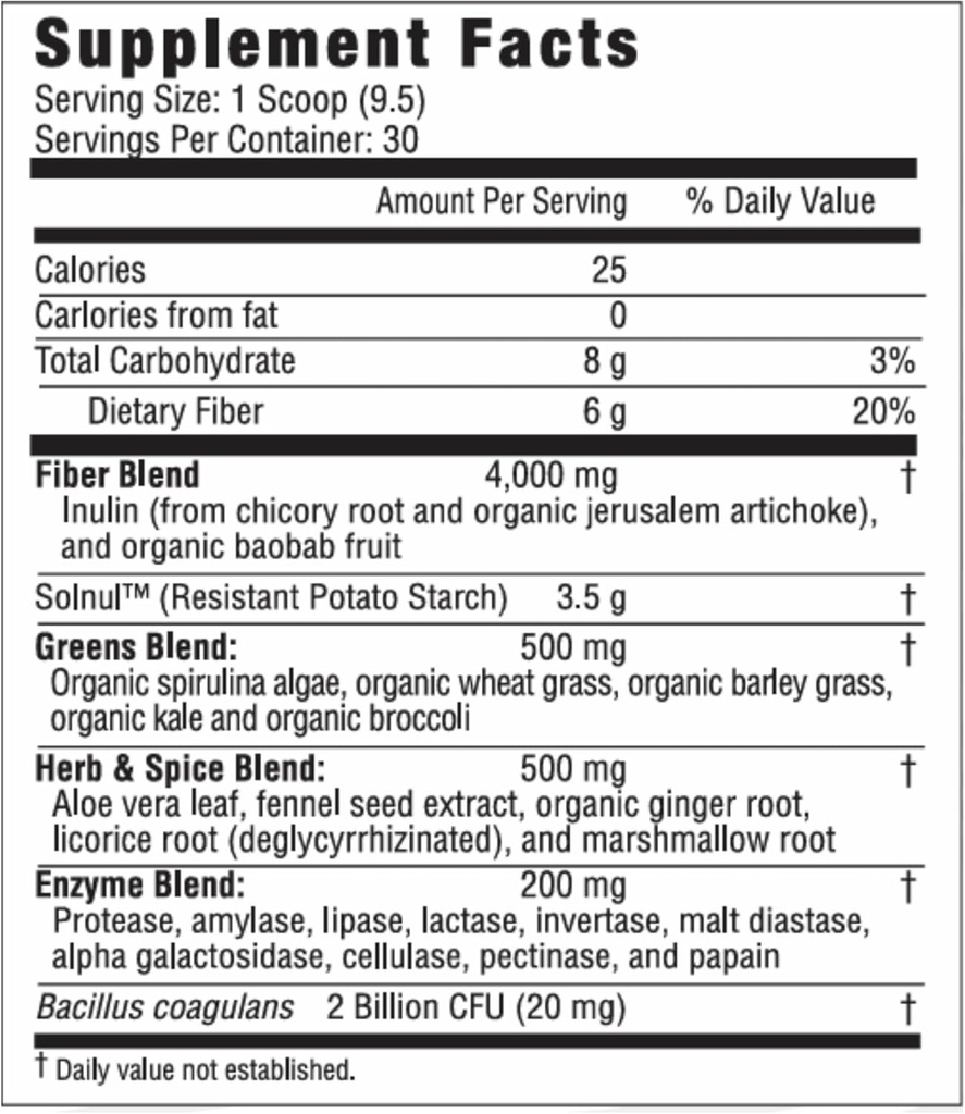 Greens Superfood Powder with Probiotics & Prebiotics – Super Greens Powder, Smoothie & Juice Mix Powder - Digestive Health, Immune Health & Regularity Support – Mango, Pineapple