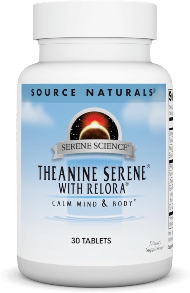 Serene Science Theanine Serene with Relora, Magnesium and GABA - 30 Tablets