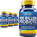 Nutrition Essentials Probiotics for Women and Men - with Lactase Enzyme and Prebiotic Fiber for Digestive Health - 4 Count of 60 Tablets