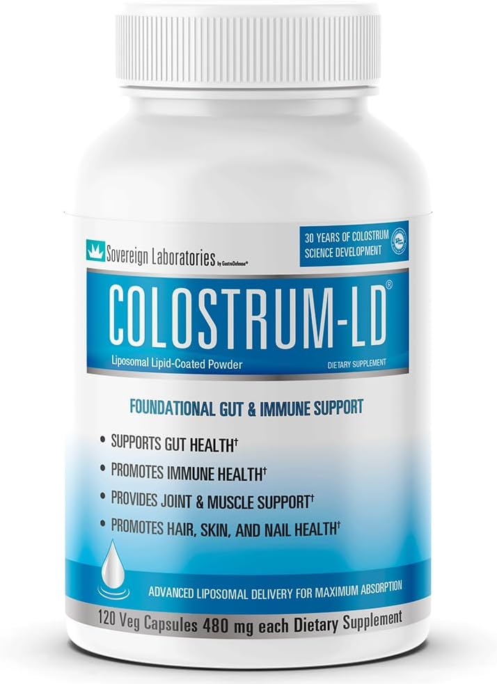 Colostrum-LD Colostrum Capsules - 120 Count - Liposomal Delivery