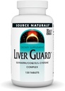 Source Naturals Liver Guard, with Silymarin, CoQ10, L-Cysteine Complex, for Healthy Liver Function* - 120 Tablets