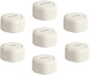 Cadence Travel Containers - Pill Case Set - Magnetic Travel Capsules,Daily Medicine Organizer for Pills, Supplements, & Vitamins - 7 Flex Smalls (0.56oz) for Weekly Pill Organizer - Sand