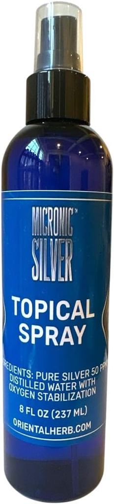 Micronic Silver Topical Mist Spray 8oz 50ppm