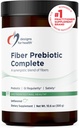 Designs for Health Fiber Prebiotic Complete - 12 Digestive Fiber Blend Powder Supplement w/Psyllium Husk, Flax + Apple Pectin - Prebiotic Gut Support, Unflavored + Unsweetened (30 Servings / 300g)