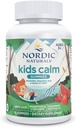 Nordic Naturals Kids Calm Gummies - Strawberry Watermelon - 60 Gummies - Magnesium L-Theanine Supplement - Calming for Kids - Relaxation Support - Up to 60 Servings