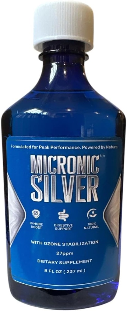 Micronic Silver Dietary Supplement 8oz 27ppm