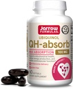 Jarrow Formulas QH-Absorb, 100 mg, Ubiquinol Dietary Supplement for Healthy Cardiovascular Function, 60 Softgels, 60 Day Supply