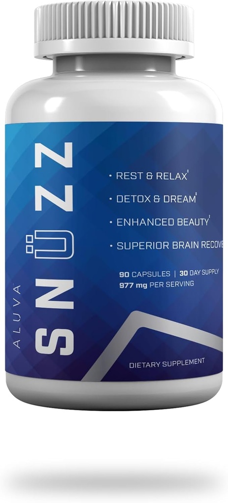 Snuzz Anti-Aging, Sleep Recovery Supplement, 90 Capsules, for Women, Men and Children