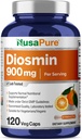 NusaPure Diosmin 900mg per Serving 120 Veggie Caps (Non-GMO, Vegan)