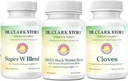 Dr Clark Store Intestine Support & Cleanse Kit - with Freeze-Dried Green Black Walnut Hulls, Wormwood, and Cloves-Helps Maintain Optimum Intestinal Function