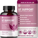 Pure D Mannose Capsules 1000mg Per Serve - Fast Acting UTI Support - Urinary Tract Cleanse & Bladder Health - Cranberry, D-Mannose, Dandelion, Hibiscus Flower - 60 Veggie Caps
