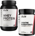 BARE PERFORMANCE NUTRITION BPN Creatine Monohydrate & Whey Vanilla Protein Powder Bundle