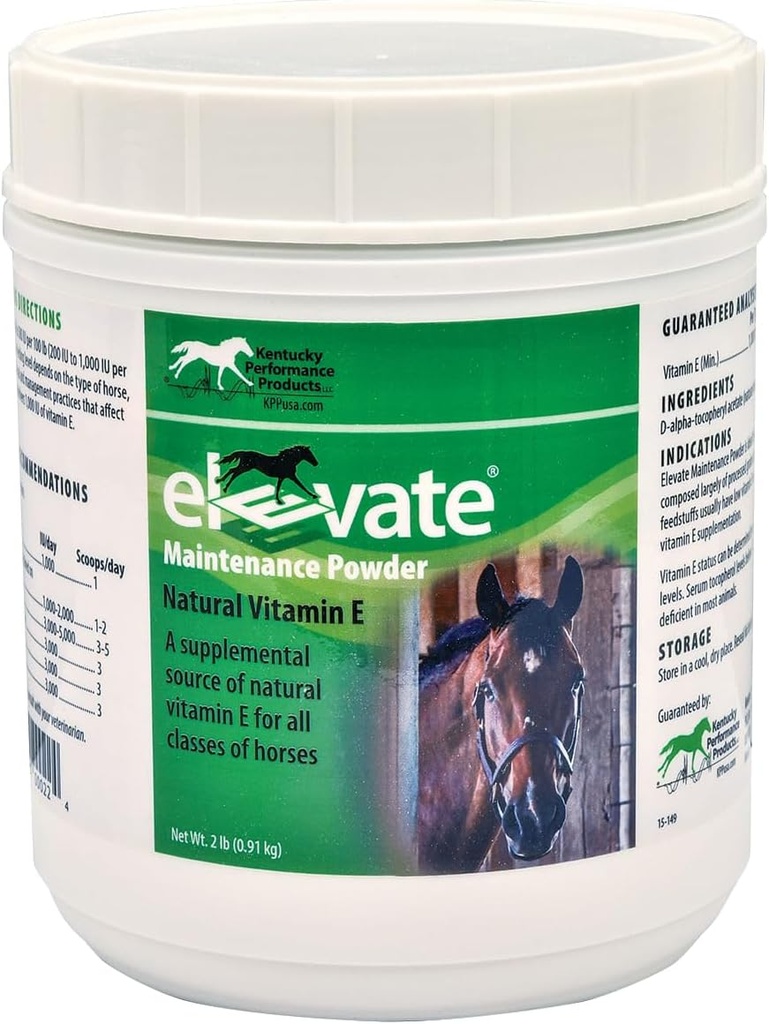 KENTUCKY PERFORMANCE PROD 044097 Elevate Maintenance Powder Supplement for Horses, 2 lb
