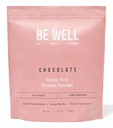 Be Well by Kelly Chocolate Grass-Fed Beef Protein Powder, 24G of Protein & 1G Net Carbs (3 Ingredients, 30 Servings) 9 Amino Acids + 3 BCAAs No Soy, No Dairy, Stevia-Free, No Sugar Added 1.87lb 849g