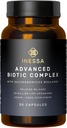 Inessa Advanced Biotic Complex - 50 Billion CFU Probiotics For Women Digestive, Gut Health With Delayed Release - 7 Strain Dairy Soy Gluten Free Probiotic Supplement - 30 Vegan Capsules For Men & Wome
