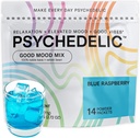 Easy Alcohol Alternative with Buzz - Calming Kava Drink Mix (14x5.5g) Flavored Kava Powder - Calming Drink Powder Packets - Easy Open Single Serving Drinks - 14 Calm Packets - Blue Raspberry