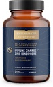 Quicksilver Scientific Immune Charge+ Zinc Ionophore - Zinc Supplement Complexed with Quercetin, Luteolin, Hesperetin Immune + GI Support (60 Capsules)