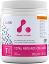 ATP LAB Total Radiance Collagen - Peach Mango Flavor, 360g - Collagen Peptides Powder for Women - Hydrolyzed Collagen Protein Supplement with Biotin