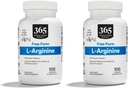 Whole Foods Market, L Arginine 500Mg 100 Veggie Caps (Pack of 2)