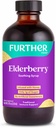 Further Food Elderberry Syrup for Immune Support, Sambucus Elderberry Supplement, Daily Herbal Immune System Support for Kids and Adults, Gluten Free (8 Fl oz of Elderberry Soothing Syrup)