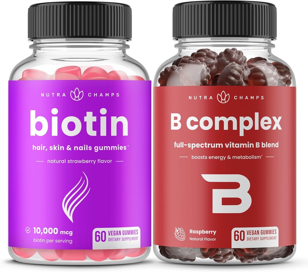 NutraChamps Biotin & B Complex Gummies