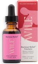 WILE Burnout Relief Drops for Women, Energy Tincture & Mood Support Supplement with Ashwagandha, Rhodiola & Bacopa, Stress Support Tincture for Physical & Mental Signs of Stress, 1fl oz