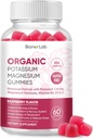 BionerLab Potassium Magnesium Gummies with Vitamin D3 B6 C - High Absorption Potassium 99mg Magnesium Glycinate 250mg Chewable Supplements for Women Men Adults Kids
