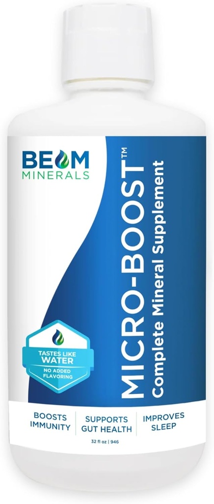 BEAM Minerals Micro-Boost | Complete Mineral Supplement | All The Minerals, Without All The Pills | 32 fl Oz