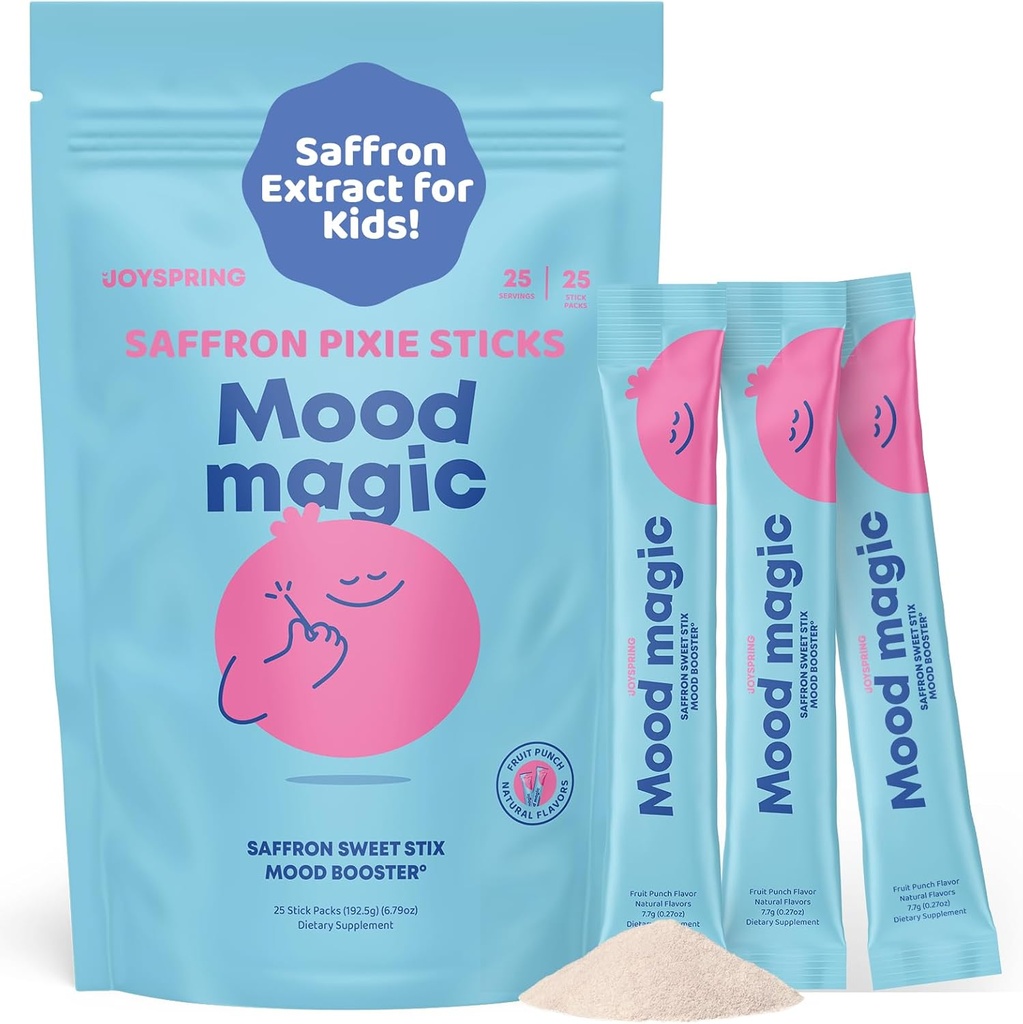 JoySpring Saffron & Magnesium for Kids – Genius Focus Supplement Bundle