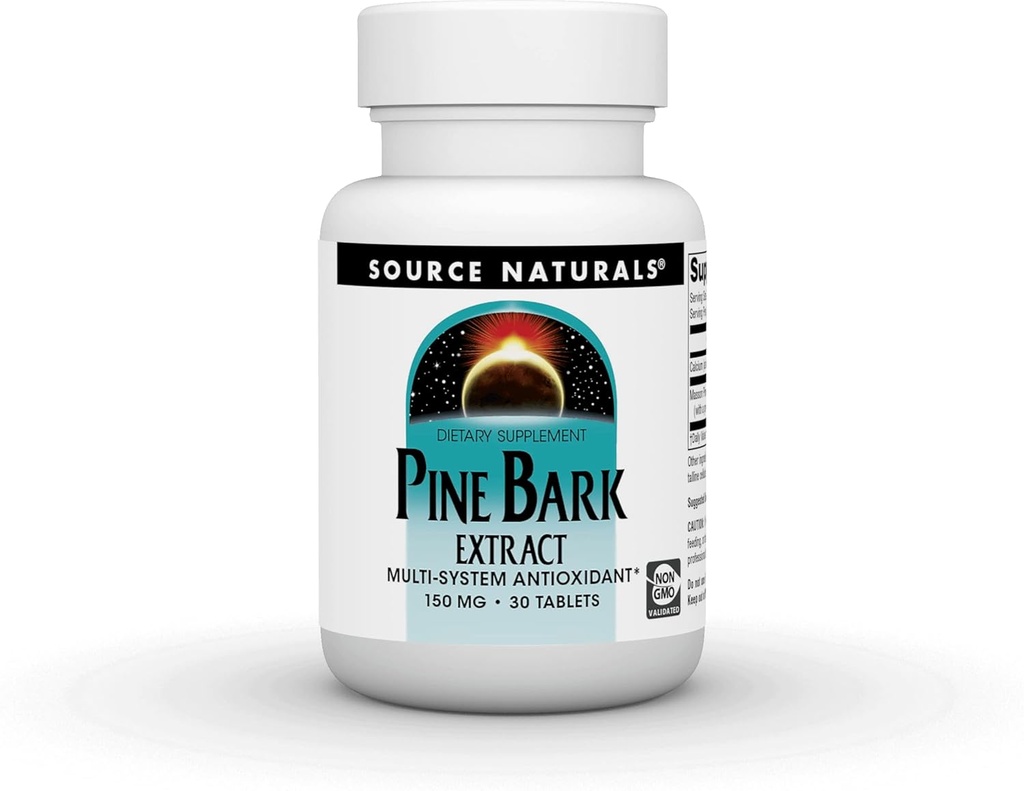 Source Naturals Pine Bark Extract - Multi-System Antioxidant* - 150mg - 30 Tablets