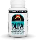 Source Naturals DLPA DL-Phenylalanine, Supports an Alert State* - 375 mg -120 Tablets