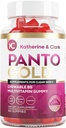 Katherine & Clark Panto Gold Vitamin B5 Pantothenic Acid Gummies for Acne - Hair Skin and Nails Gummies - Biotin, Zinc, Folic Acid Chewable Non-GMO Gluten-Free for Body - Oily Skin Gummies - 60 Count