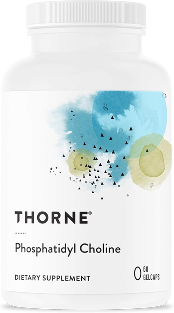 THORNE - Phosphatidyl Choline - Phospholipid Complex for Cell Membrane Support* - 60 Gelcaps