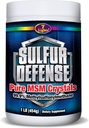 7 Lights Sulfur Defense Opti-MSM 99.9% Pure MSM Powder | Dietary Supplement for Joints, Skin & Immune Support – Organic Methylsulfonylmethane Crystals, Vegan, Non-GMO, Gluten-Free – Made in USA (1 LB)