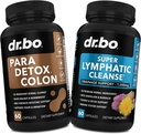 Colon Cleanse Pills Body Detox & Lymphatic Drainage - Intestinal Guard Cleanser for Stomach Gut & Lymph Support Supplements Pills - Lymphatic Support Lymph Node Detox Cleanse System Drainage
