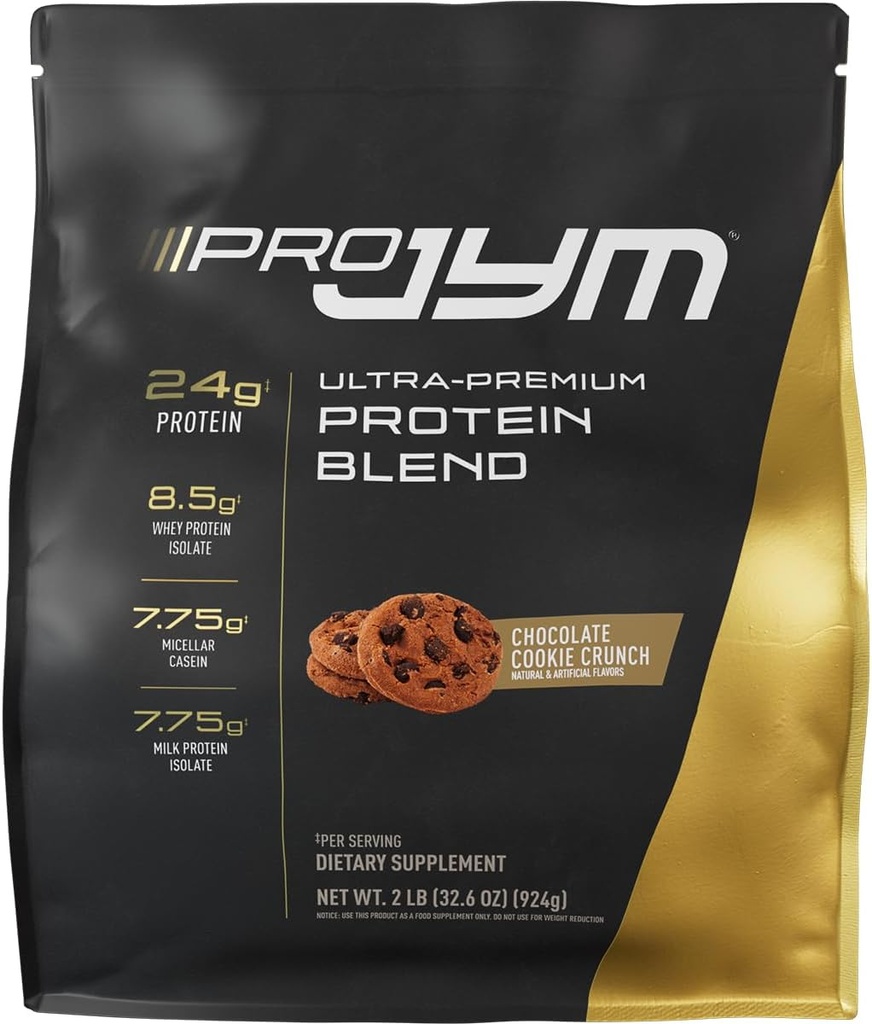 JYM Supplement Science Pro JYM Chocolate Cookie Crunch Protein Powder - Whey Protein Isolates, Casein, & Milk Protein, Lean Muscle Building for Men & Women, 22 Servings
