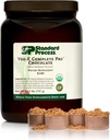 Standard Process Veg-E Complete Pro - Organic, Plant-Based Protein Powder for Muscle Building & Recovery - Supports Hair, Skin & Nails - Vegan & Gluten-Free - Chocolate, 18 Servings