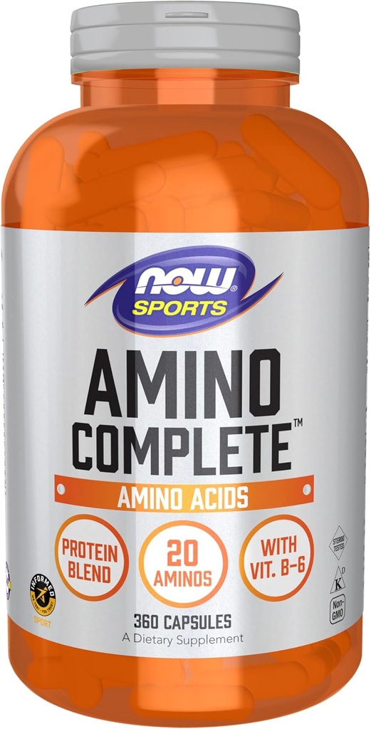 NOW Foods Sports, Amino Complete, 360 Veg Capsules