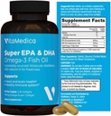 High-Potency, Super EPA/DHA Fish Oil 750mg of Essential Omega-3 Fatty Acids | EPA & DHA | Heart Health, Brain Health, Immune System Health