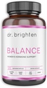 Dr. Brighten Balance - Hormone Balance for Women with Chasteberry and DIM - Targets Hormonal Acne, Period Issues, & PMS - Vegan, Non-GMO